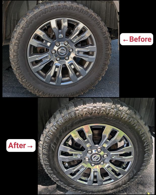 Off-Road Wheel & Tire Detail — Eagle Eye Pressure Washing, Auto Detailing